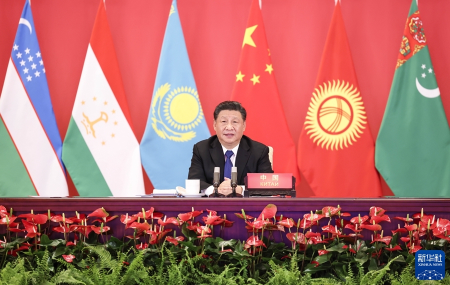 習(xi) 近平主持中國同中亞(ya) 五國建交30周年視頻峰會(hui)  強調攜手構建更加緊密的中國－中亞(ya) 命運共同體(ti) 