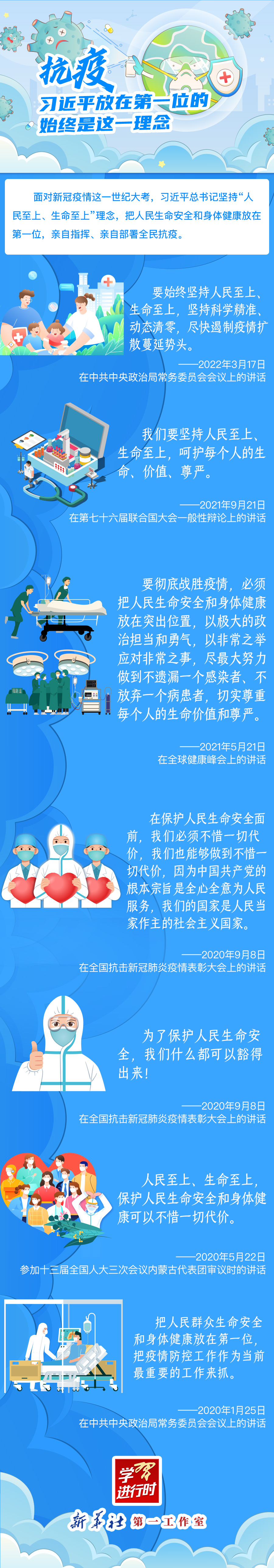 學習(xi) 進行時丨抗疫，習(xi) 近平放在第一位的始終是這一理念