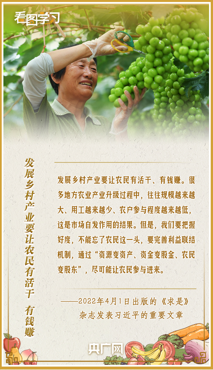 看圖學習(xi) ·豐(feng) 收節丨讓鄉(xiang) 親(qin) 們(men) 增收致富 總書(shu) 記這樣謀劃