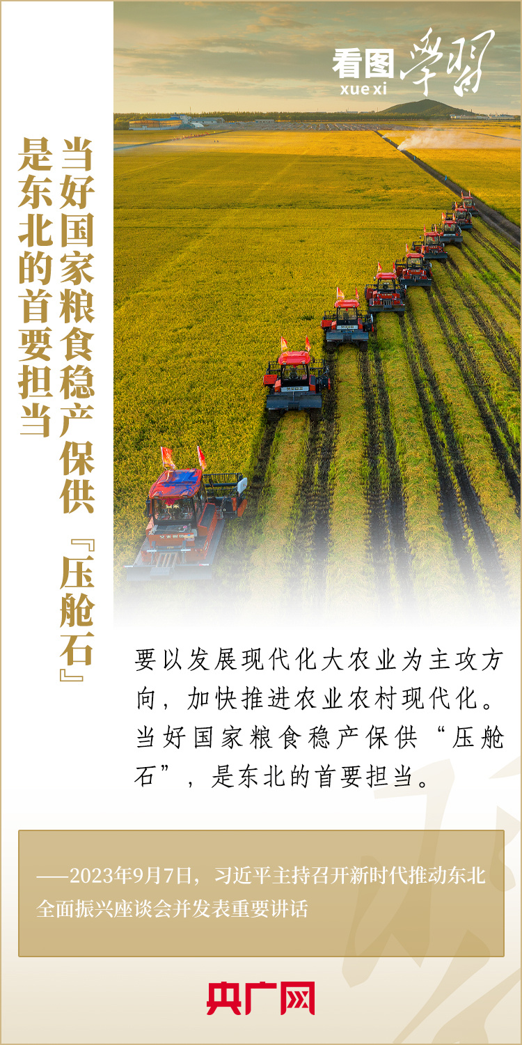 看圖學習(xi) 丨奮力譜寫(xie) 東(dong) 北全麵振興(xing) 新篇章