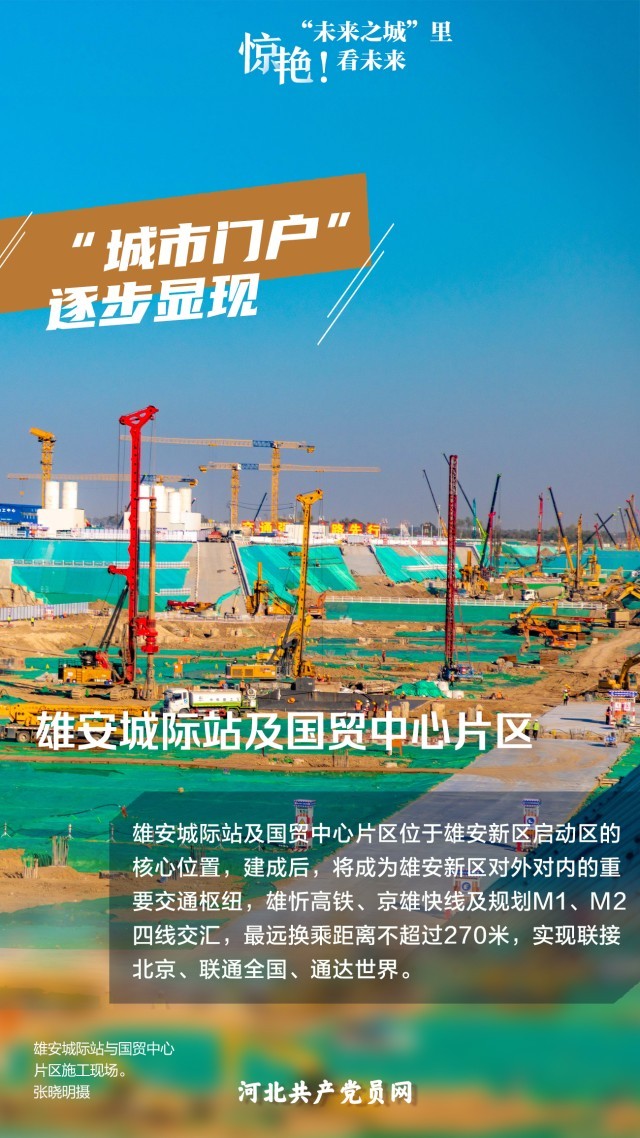 未來之城看未來  雄安城際站與(yu) 國貿中心