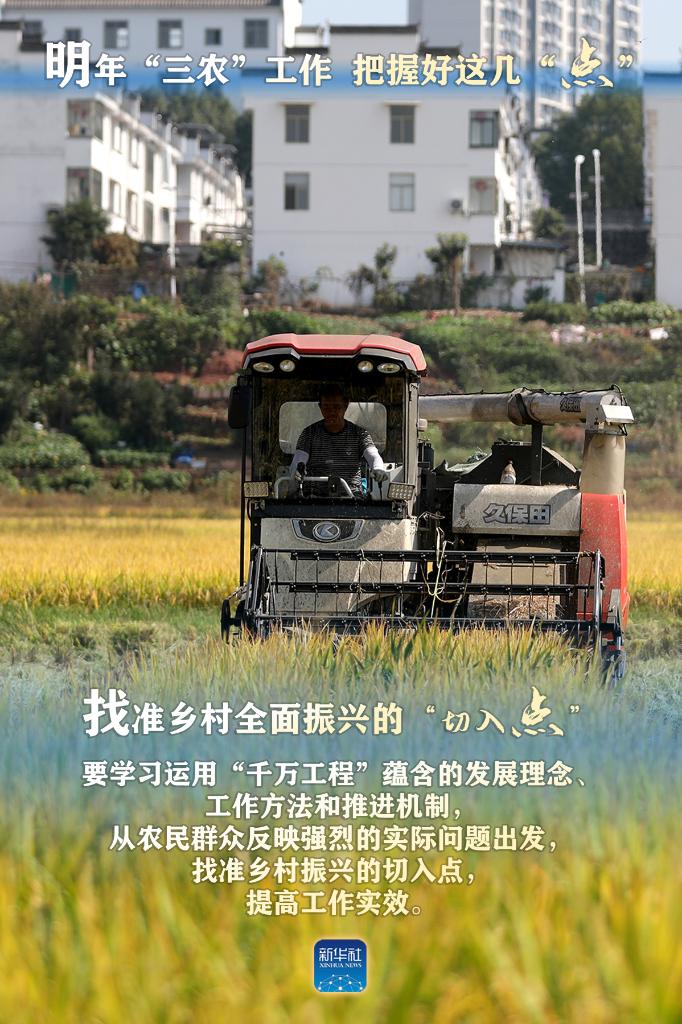 明年“三農(nong) ”工作，這幾個(ge) “點”要把握好
