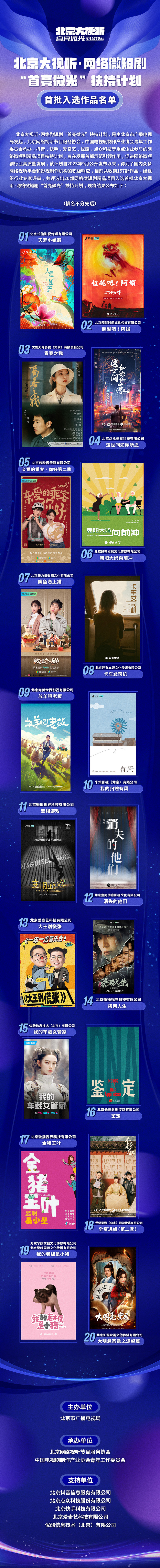 北京大視聽·網絡微短劇“首亮微光”作品發布活動在京舉(ju) 行