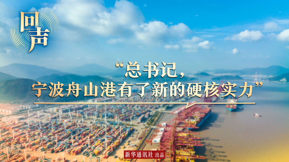 回聲｜“總書(shu) 記，寧波舟山港有了新的硬核實力”