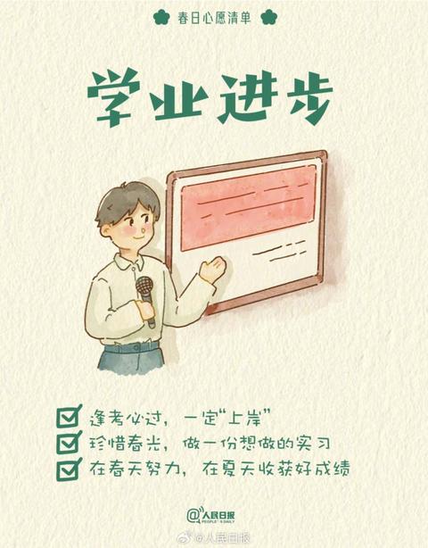 收藏打卡！領取你的手賬風春日心願清單