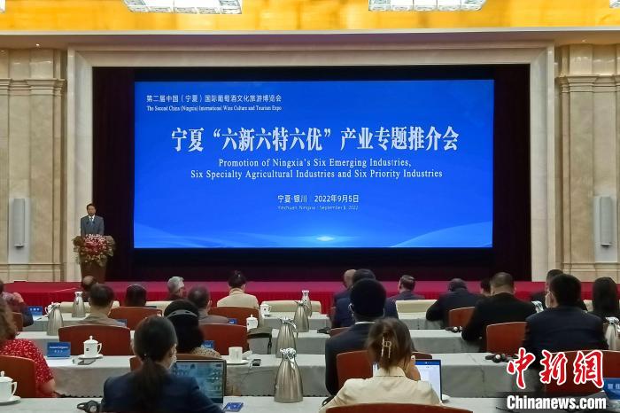 寧夏舉(ju) 辦“六新六特六優(you) ”產(chan) 業(ye) 專(zhuan) 題推介會(hui) 