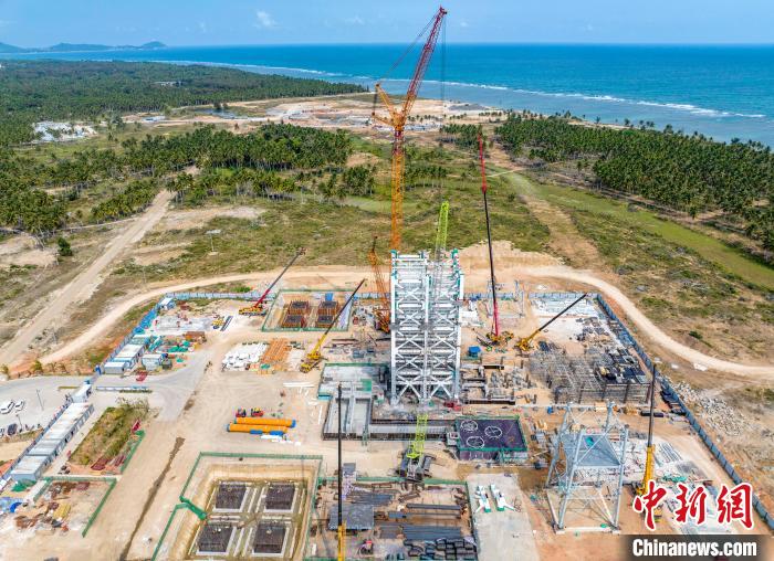 探訪海南商業(ye) 航天發射場：“十天一層”建設再提速