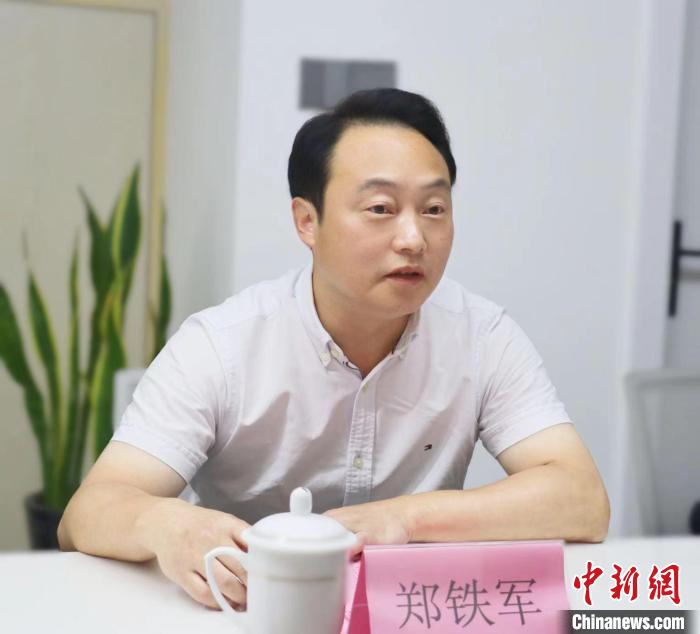 寧德市台港澳辦主任鄭鐵軍(jun) 講話。　吳允傑 攝