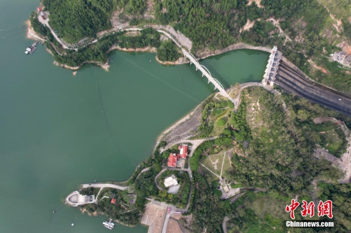 資料圖：俯瞰福建向金門供水工程水源地——泉州山美水庫。王東(dong) 明 攝