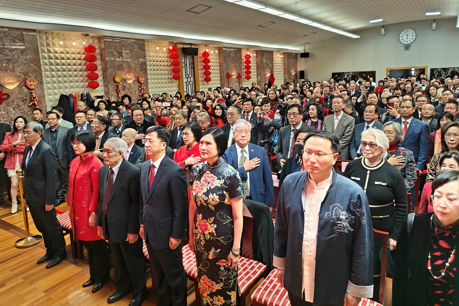 領區各州代表參加招待會(hui) 。主辦方供圖