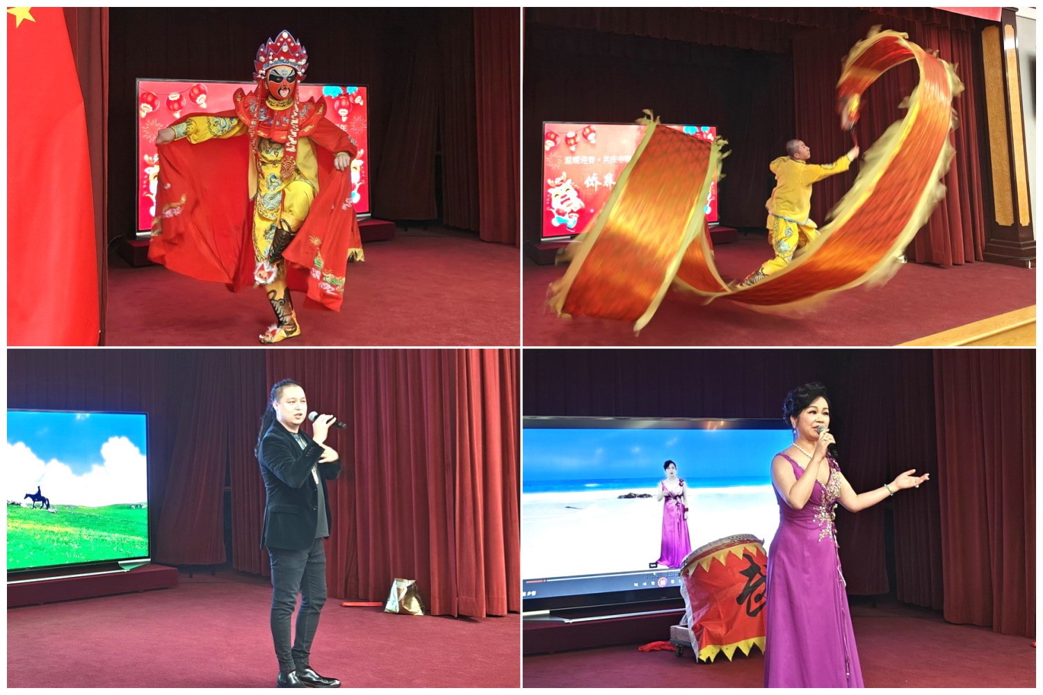 當地僑(qiao) 界知名演員獻上精彩演出。主辦方供圖