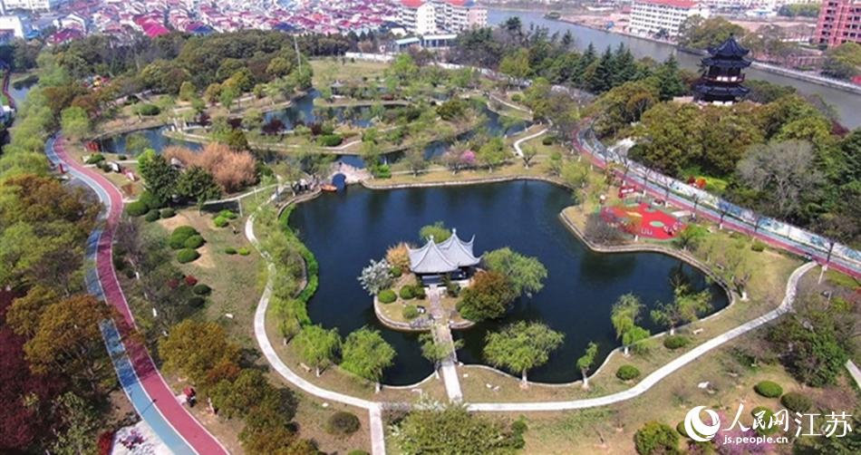 如東(dong) 縣人民公園。如東(dong) 縣委宣傳(chuan) 部供圖