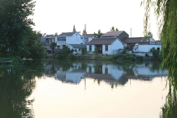 江蘇省揚州市寶應縣柳堡鎮團莊村村景。江蘇鄉(xiang) 村規劃建設研究會(hui) 供圖