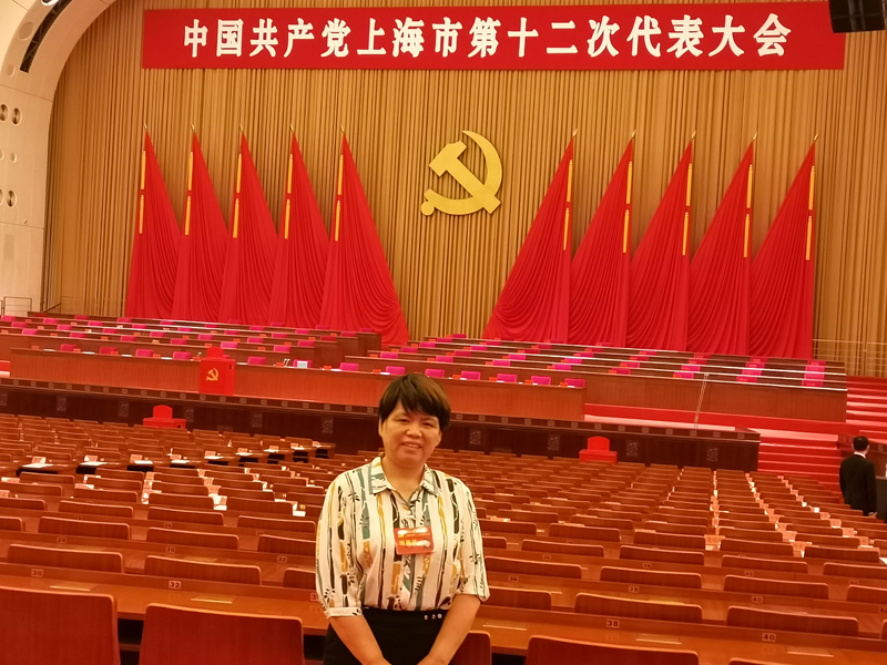 黨(dang) 代表施鳳。受訪者供圖