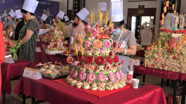 大國農(nong) 匠·麵花製作大賽現場