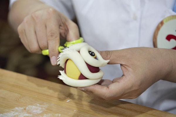 麵花製作中