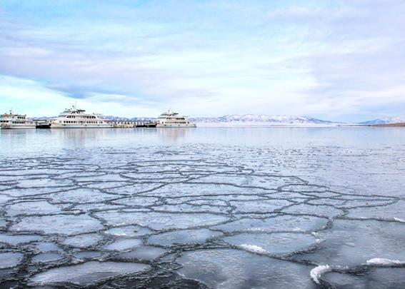 中國內陸最大鹹水湖進入封凍期前期氣溫高致封凍期推遲