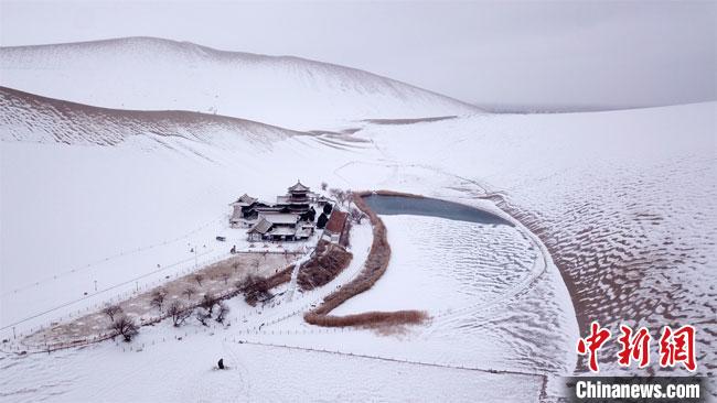 甘肅迎大範圍“春雪”：增濕祁連山莫高窟暫停開放