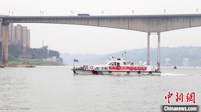 聯合巡江守護活動現場。　江安縣融媒體(ti) 中心 攝