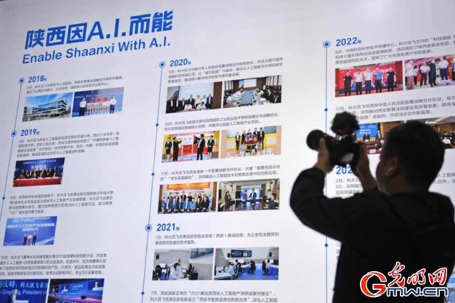 組圖丨AI、網絡安全、跨境電商……數字經濟如此 “陝”耀