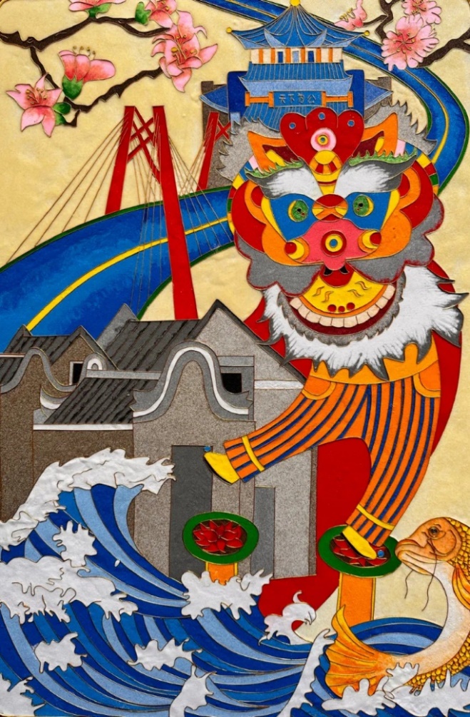 中小學生創新創意設計成果首次登上文博會(hui) 。參展觀眾(zhong) 供圖