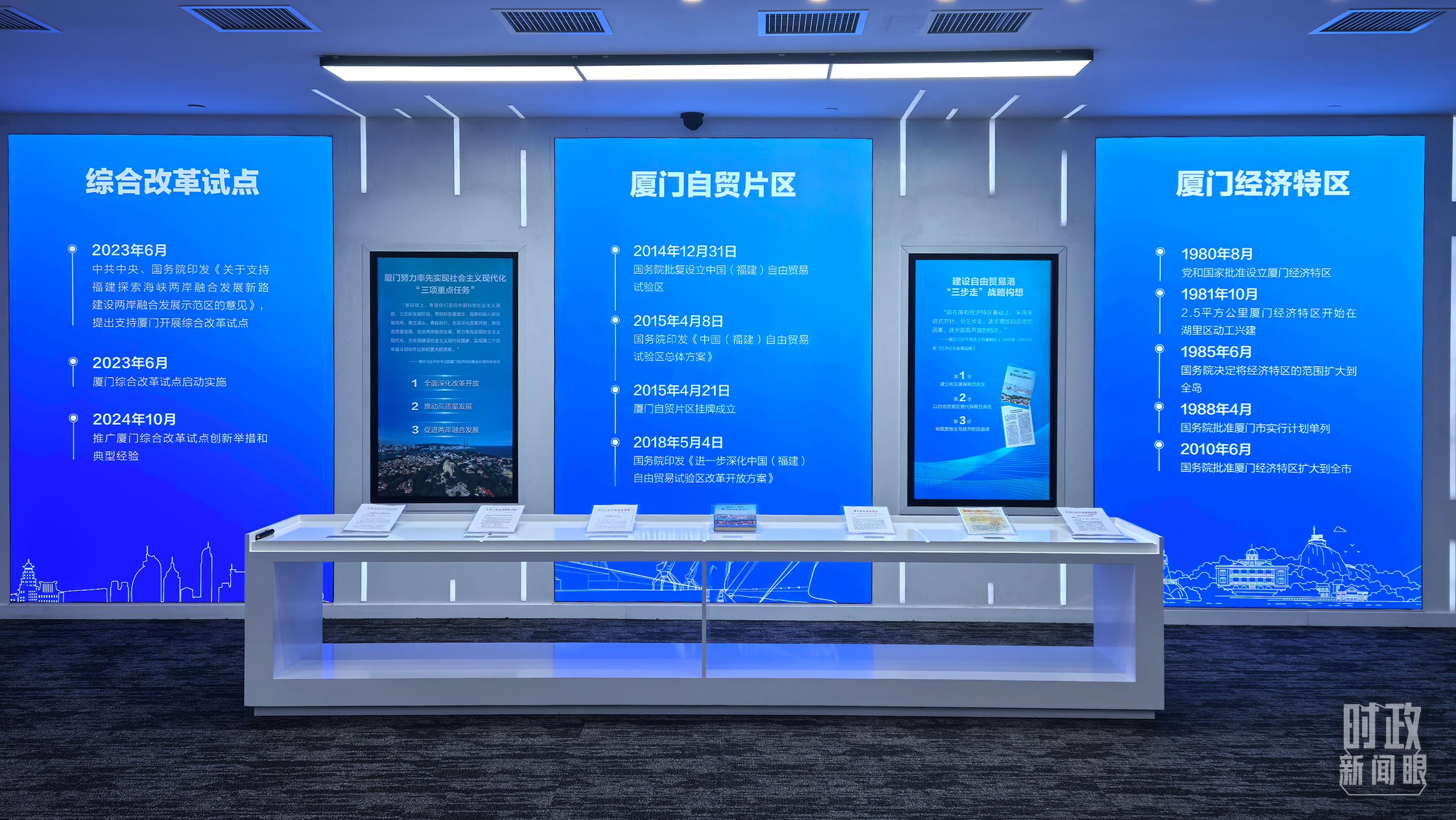 △中國（福建）自由貿易試驗區廈門片區。（總台央視記者程铖拍攝）