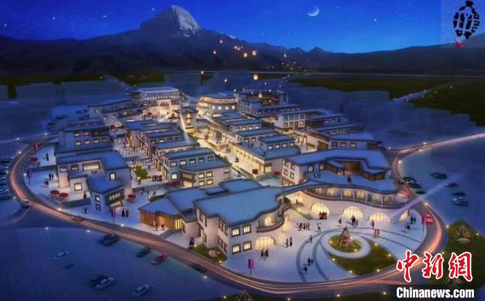 西藏阿裏國際旅遊小鎮推進建設中