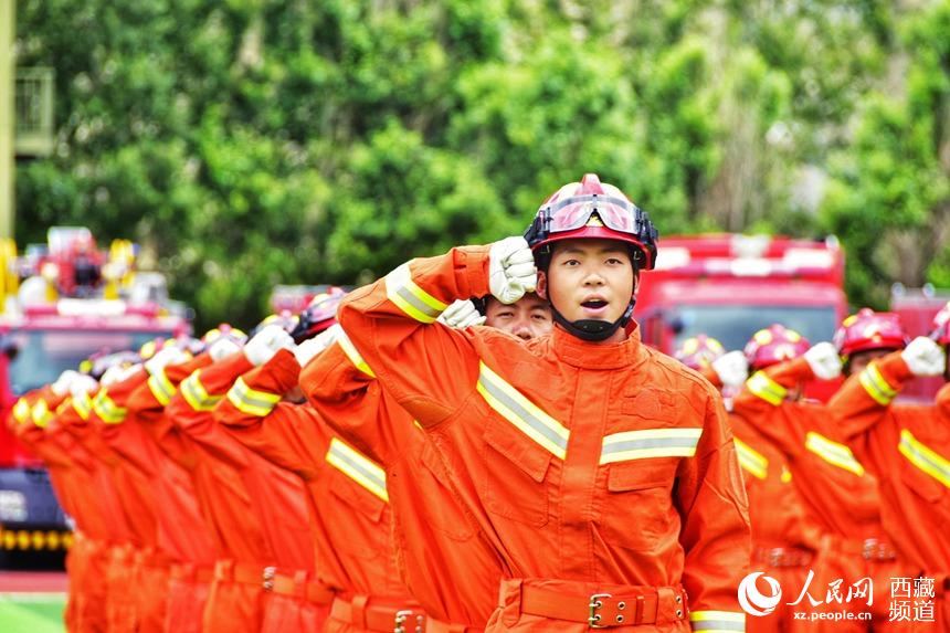 誓師大會(hui) 現場。人民網 李海霞 攝