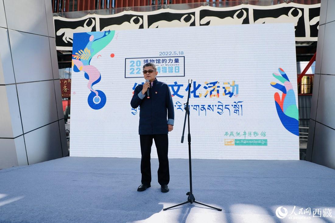 拉薩市委副書(shu) 記、常務副市長、北京西藏拉薩指揮部黨(dang) 委書(shu) 記王強講話。人民網 次仁羅布攝
